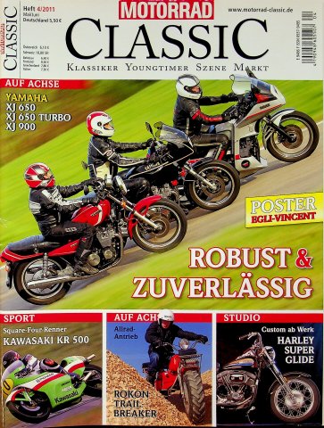 Deckblatt Motorrad Classic (04/2011)